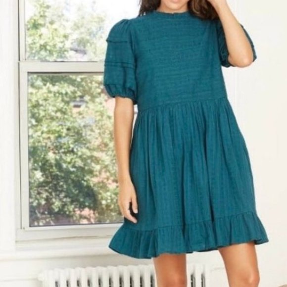 Universal Thread Dresses & Skirts - Universal Thread Teal BOHO Dress With Hidden Pockets XXL NWT